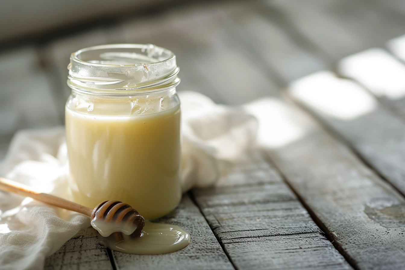 white honey from Kyrgyzstan